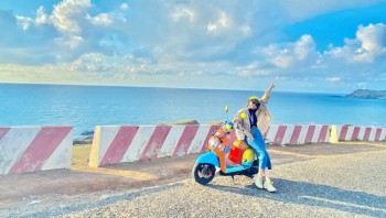 Xe may check in dao Phu Quy